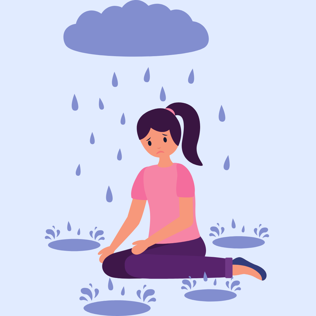 Quando se sentir continuamente triste ou deprimido